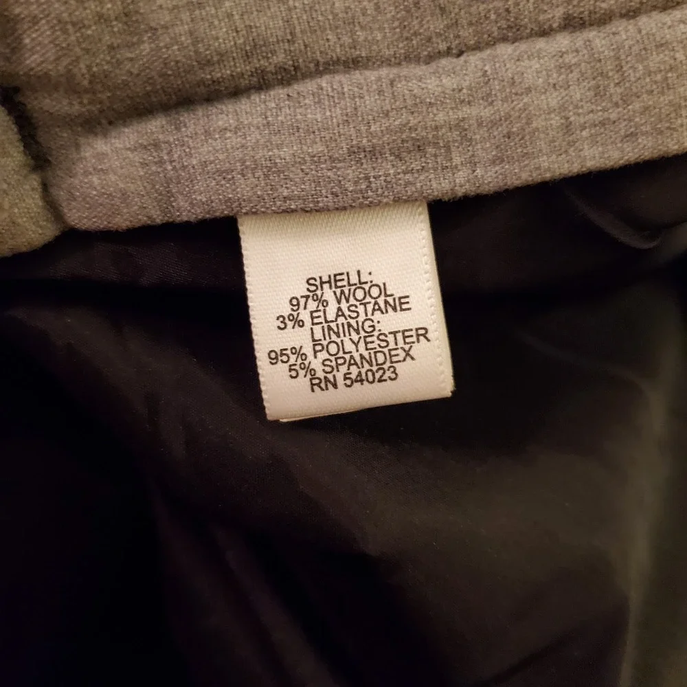 Banana Republic slacks sz 8 short The Logan Fit Stretch‎ Wool Office Work Career
